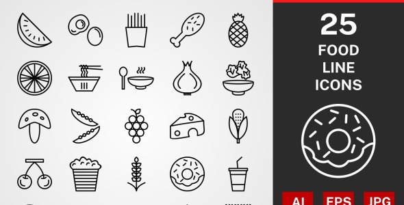 Набор иконок на тему графика