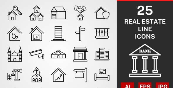 Набор иконок на тему графика