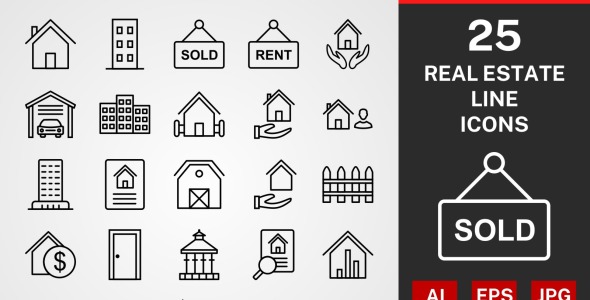 Набор иконок на тему графика