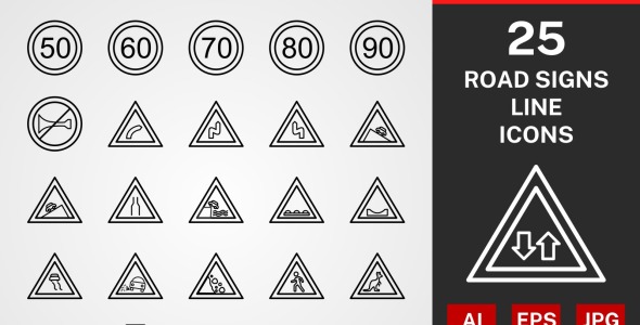 Набор иконок на тему графика