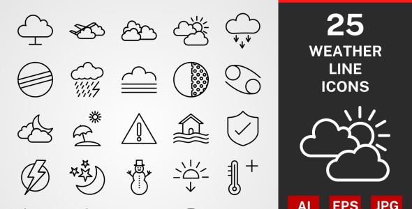 Набор иконок на тему графика