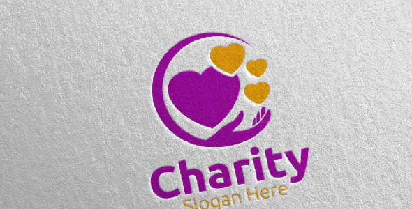 Шаблон логотипа на тему графика