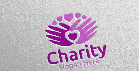 Шаблон логотипа на тему графика