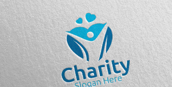 Шаблон логотипа на тему графика