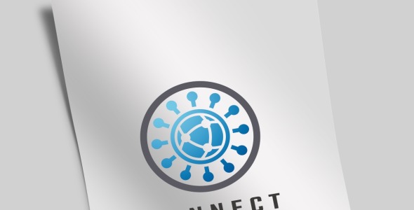 Шаблон логотипа на тему графика