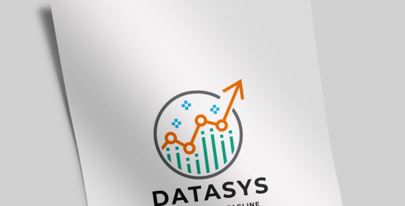 Шаблон логотипа на тему графика