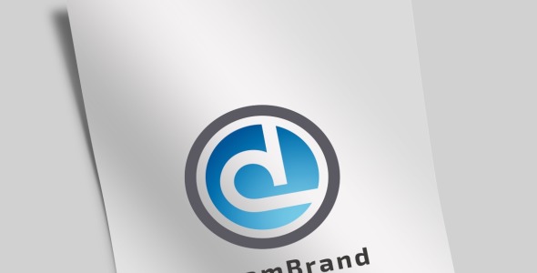 Шаблон логотипа на тему графика