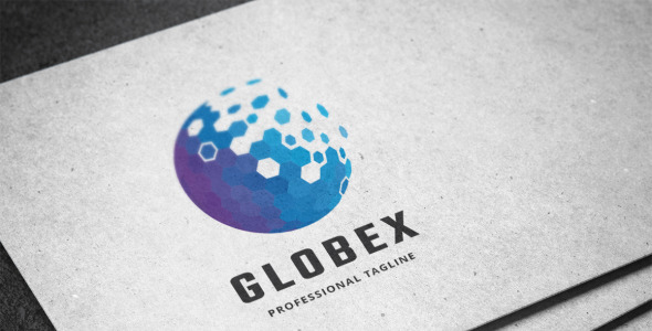 Шаблон логотипа на тему графика