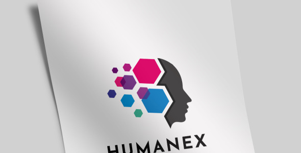 Шаблон логотипа на тему графика