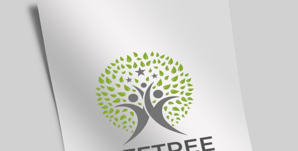 Шаблон логотипа на тему графика