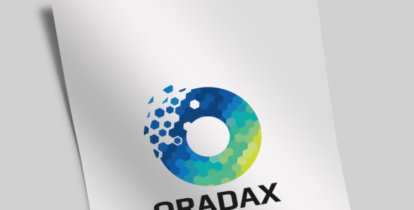 Шаблон логотипа на тему графика