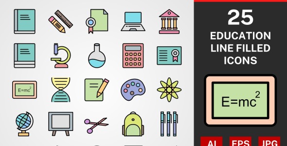 Набор иконок на тему графика