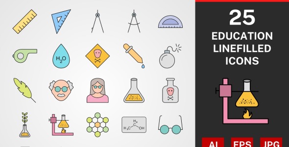 Набор иконок на тему графика