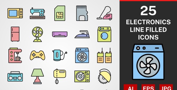 Набор иконок на тему графика