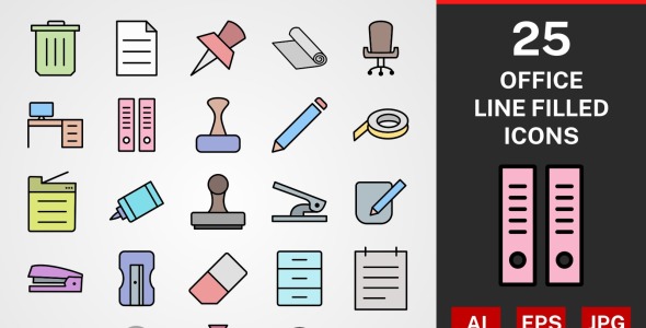 Набор иконок на тему графика