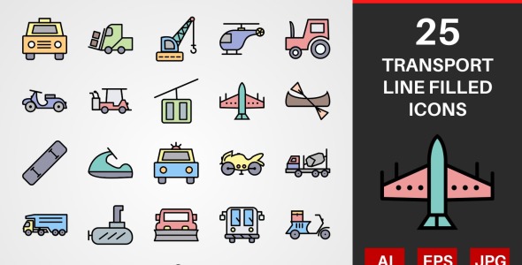 Набор иконок на тему графика