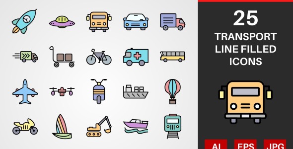 Набор иконок на тему графика