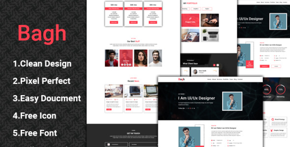 PSD шаблон на тему графика