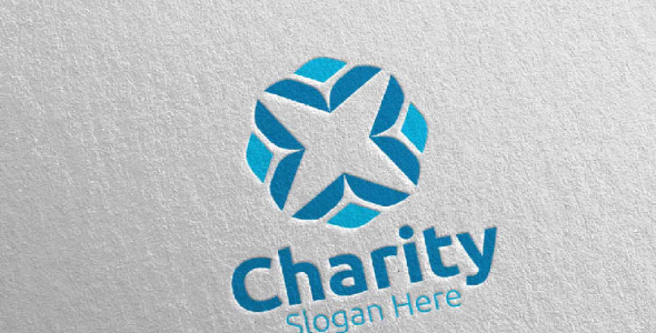 Шаблон логотипа на тему графика