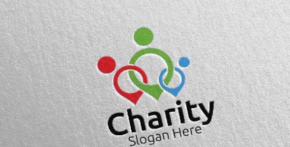 Шаблон логотипа на тему графика