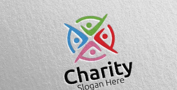 Шаблон логотипа на тему графика