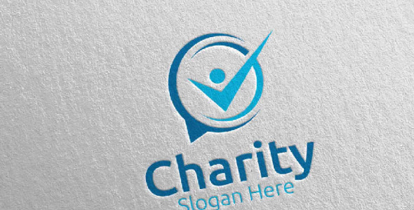 Шаблон логотипа на тему графика