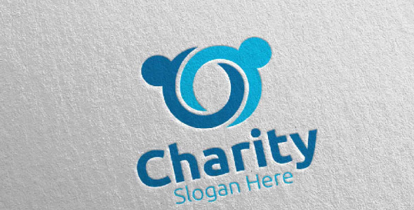 Шаблон логотипа на тему графика