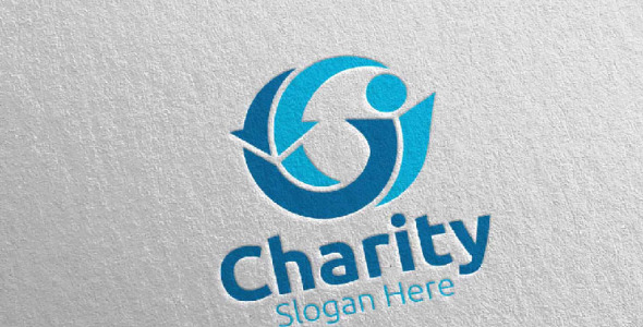 Шаблон логотипа на тему графика