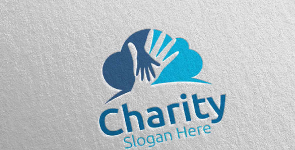 Шаблон логотипа на тему графика