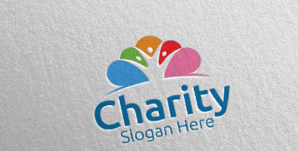 Шаблон логотипа на тему графика