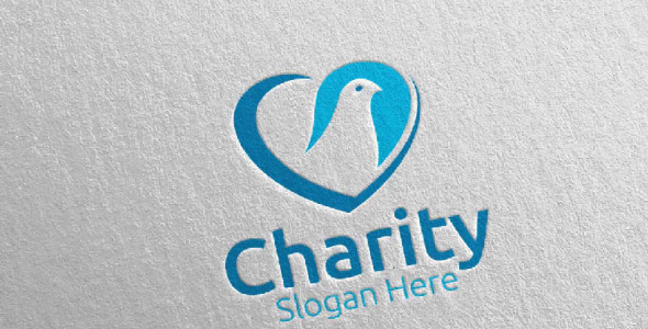 Шаблон логотипа на тему графика