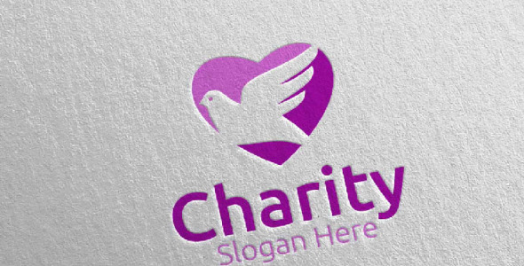 Шаблон логотипа на тему графика