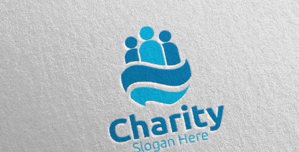 Шаблон логотипа на тему графика