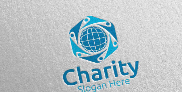 Шаблон логотипа на тему графика