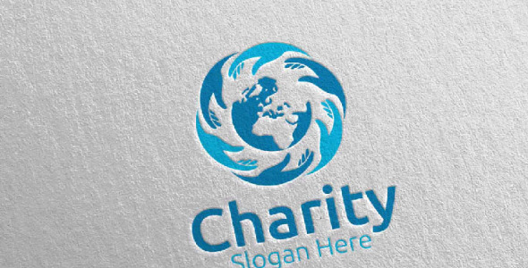 Шаблон логотипа на тему графика