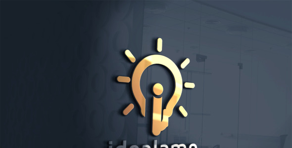 Шаблон логотипа на тему графика