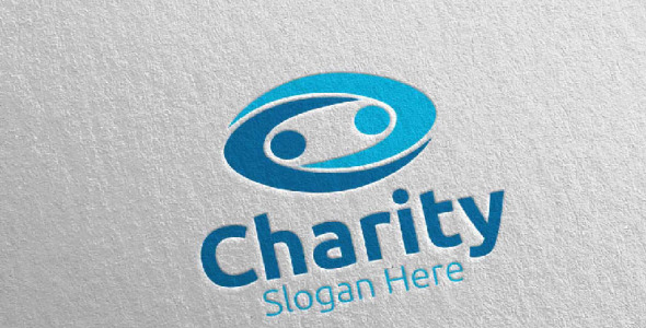 Шаблон логотипа на тему графика