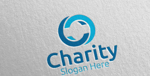 Шаблон логотипа на тему графика