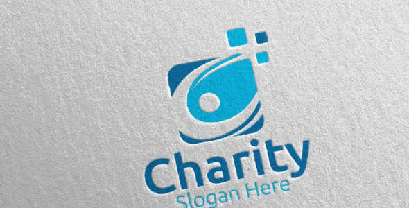 Шаблон логотипа на тему графика