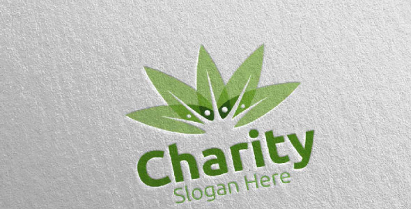 Шаблон логотипа на тему графика