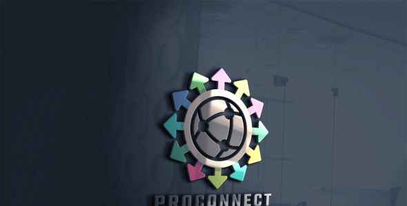 Шаблон логотипа на тему графика