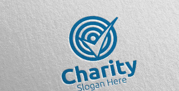 Шаблон логотипа на тему графика