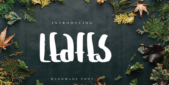 Шрифт на тему графика