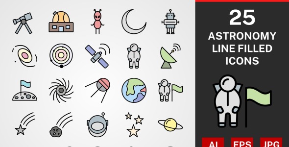 Набор иконок на тему science