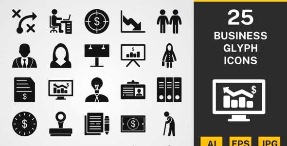 Набор иконок на тему business