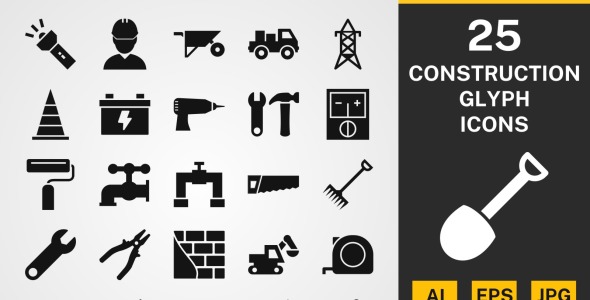 Набор иконок на тему industrial