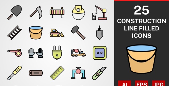 Набор иконок на тему industrial