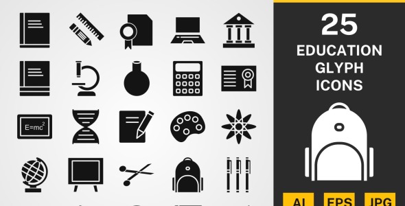 Набор иконок на тему science