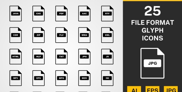 Набор иконок на тему text