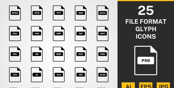 Набор иконок на тему text